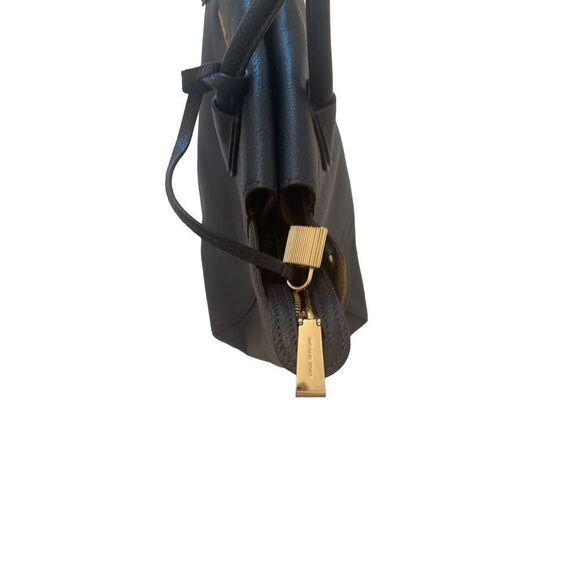 Michael Kors Womens Mercer Admiral Padlock Leather Satchel Bag - Picture 2 of 7